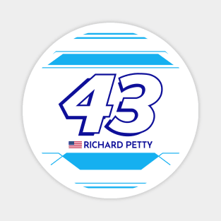 Richard Petty #43 NASCAR Design Magnet